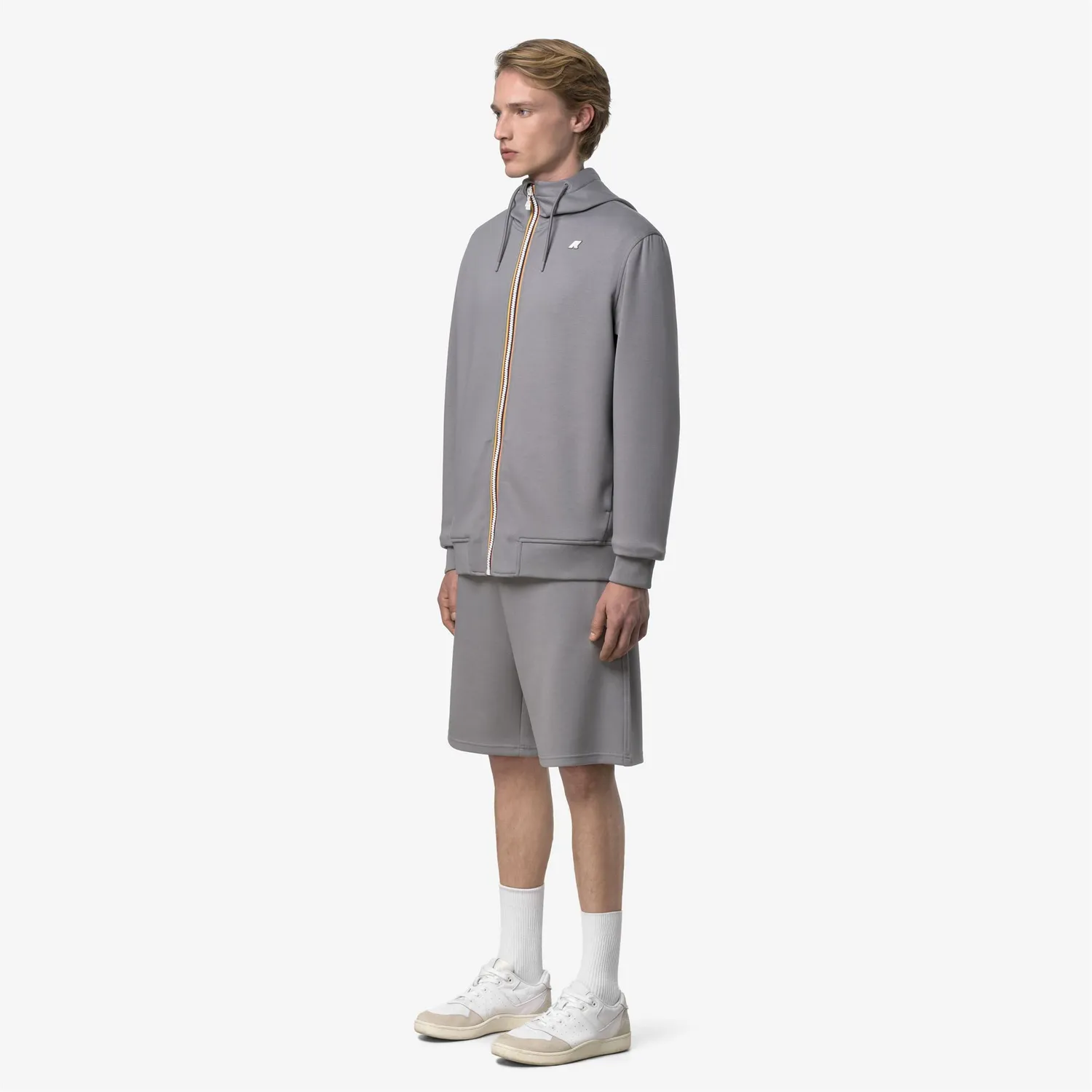 K-Way Rainer geaca barbati gri fleece cu gluga