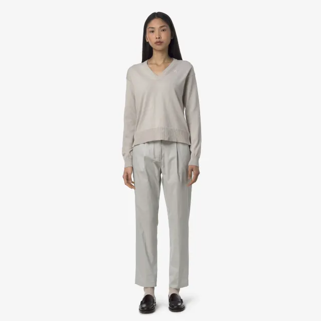 K-Way Eyre Twill Tech pantaloni chino dama bej deschis stretch