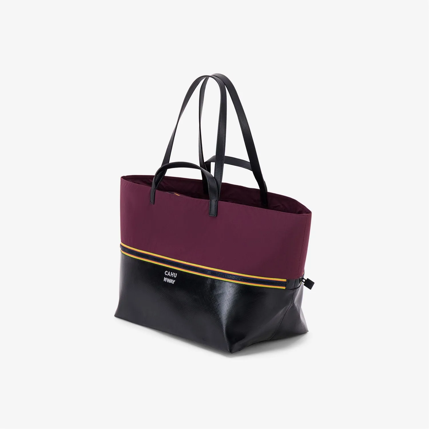 K-Way Pratique Medium geanta tote negru impermeabila unisex