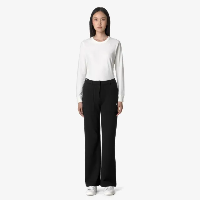 K-Way Janinne Light Spacer pantaloni sport dama negri evazati