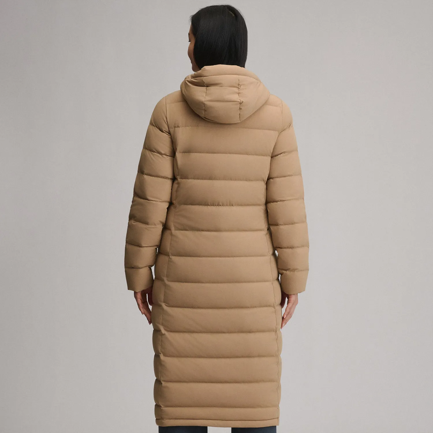 Eddie Bauer Stretch Down palton dama negru puf