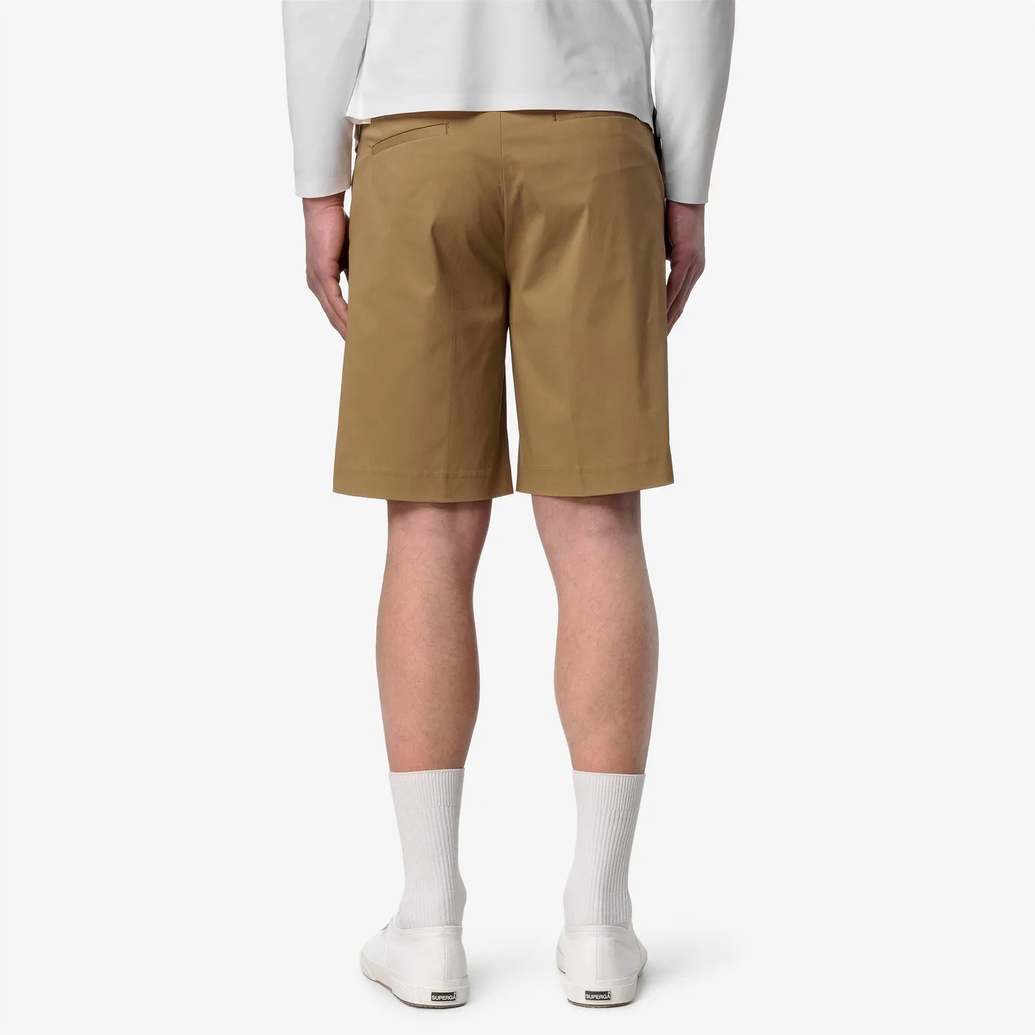 K-Way Severe Twill Tech Golf șort chino bărbați maro