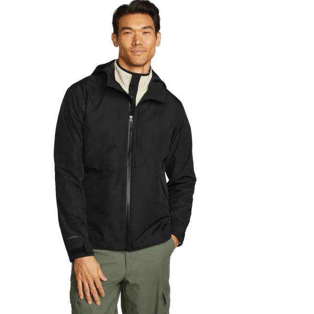 Eddie Bauer Seaward geaca ploaie barbati neagra waterproof