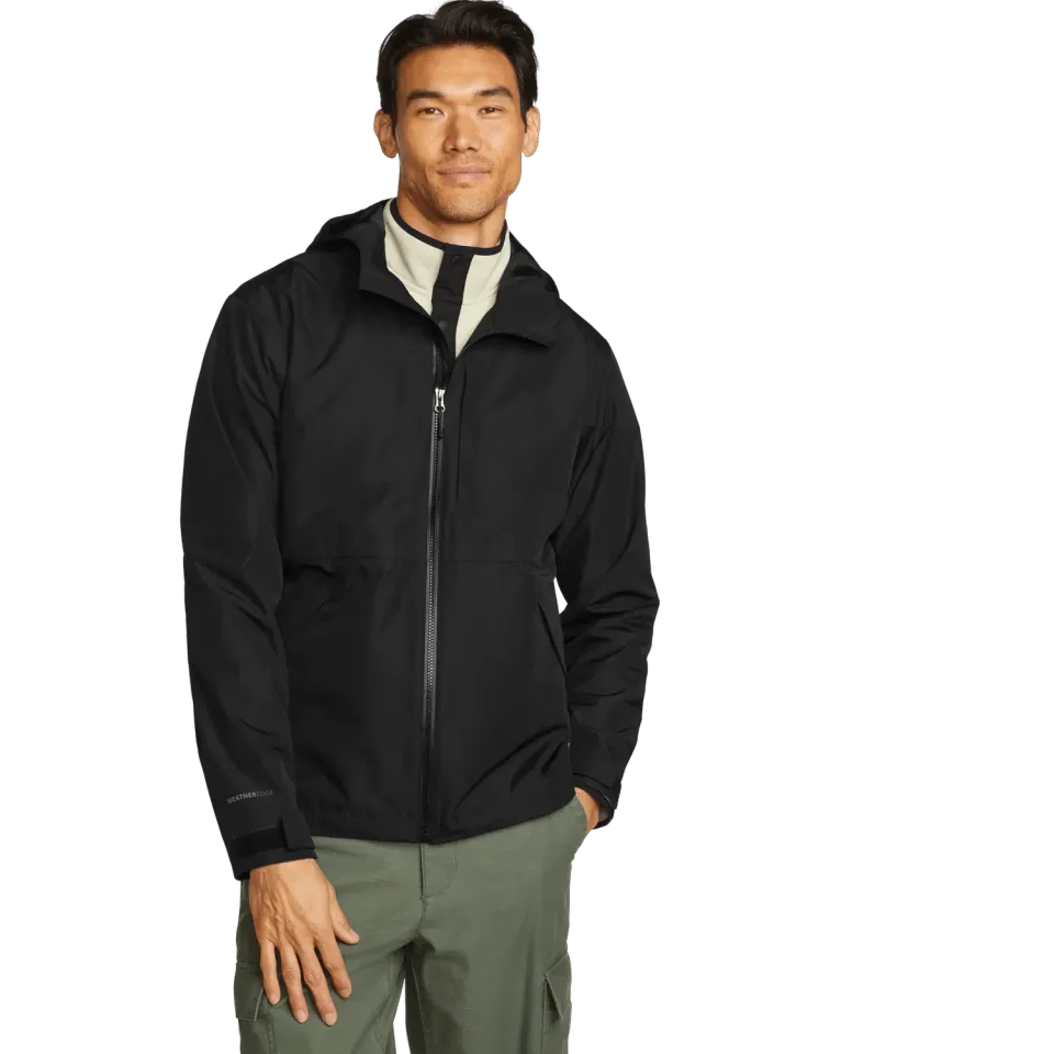 Eddie Bauer Seaward geaca ploaie barbati neagra waterproof
