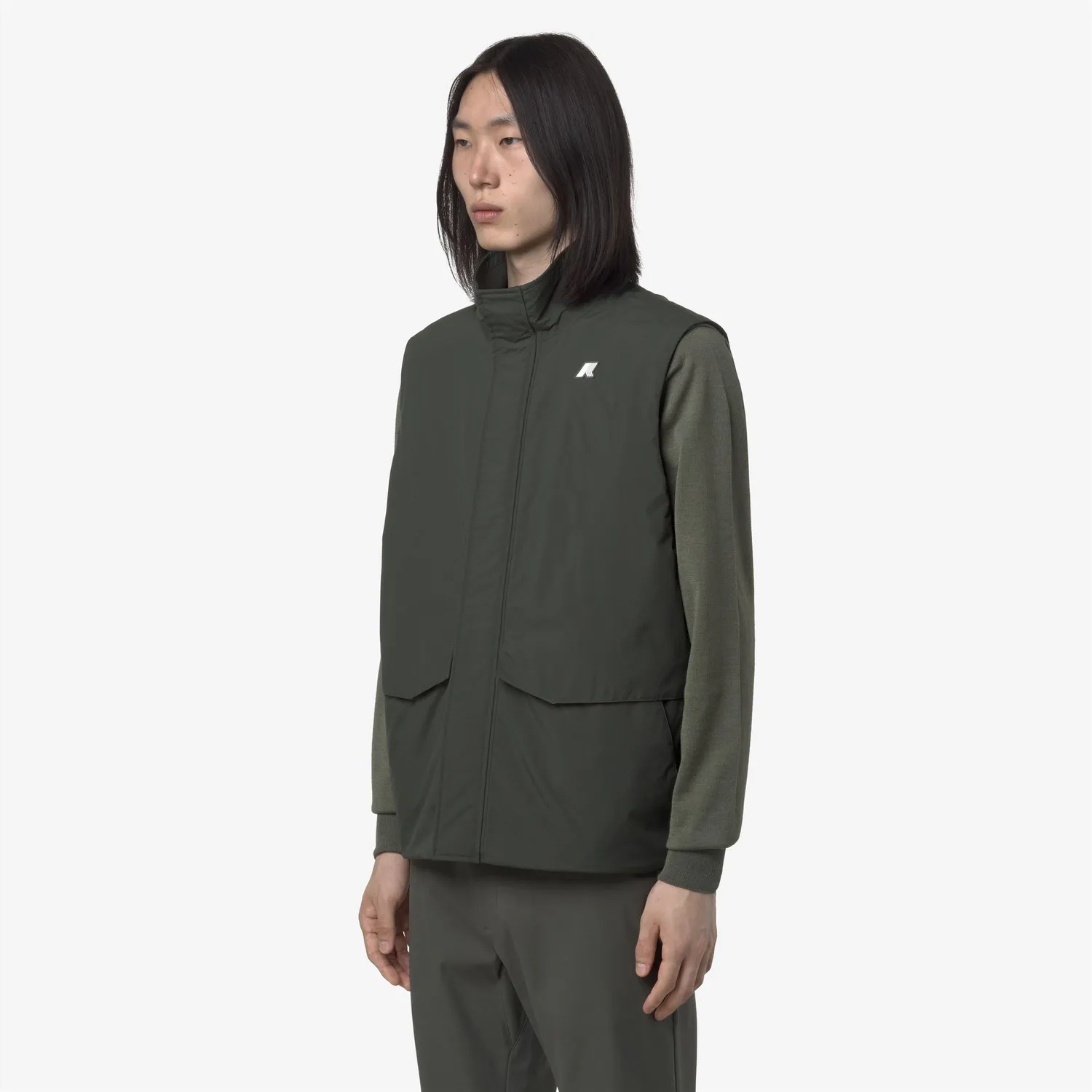 K-Way Valen Warm Ottoman vesta verde puf