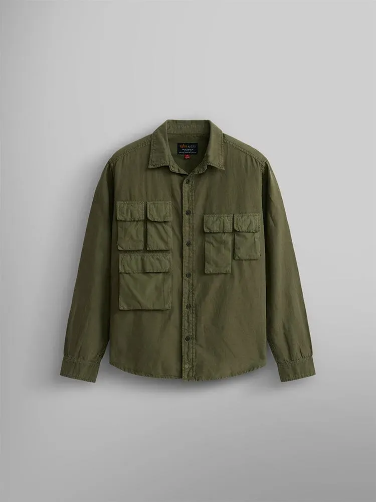 Alpha Industries OG-107 camasa barbati verde bumbac