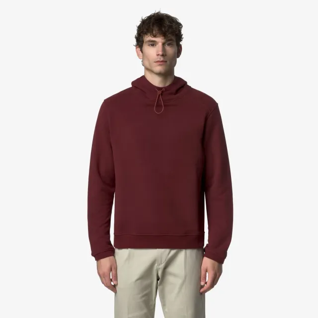 K-Way Lorleau Cotton hanorac visiniu Red Syrah casmir