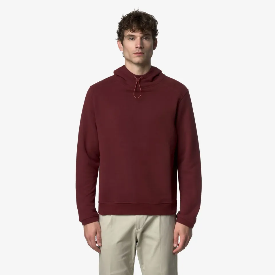 K-Way Lorleau Cotton hanorac visiniu Red Syrah casmir