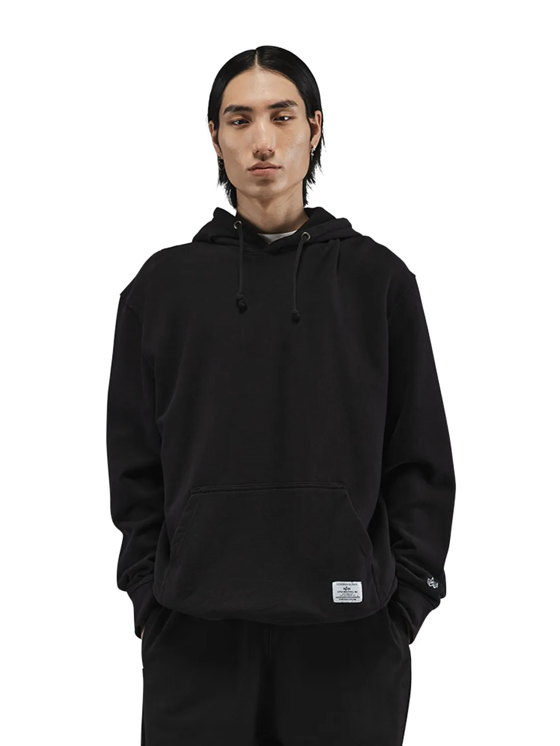 Alpha Industries Essential French Terry Gen II hanorac Negru bumbac