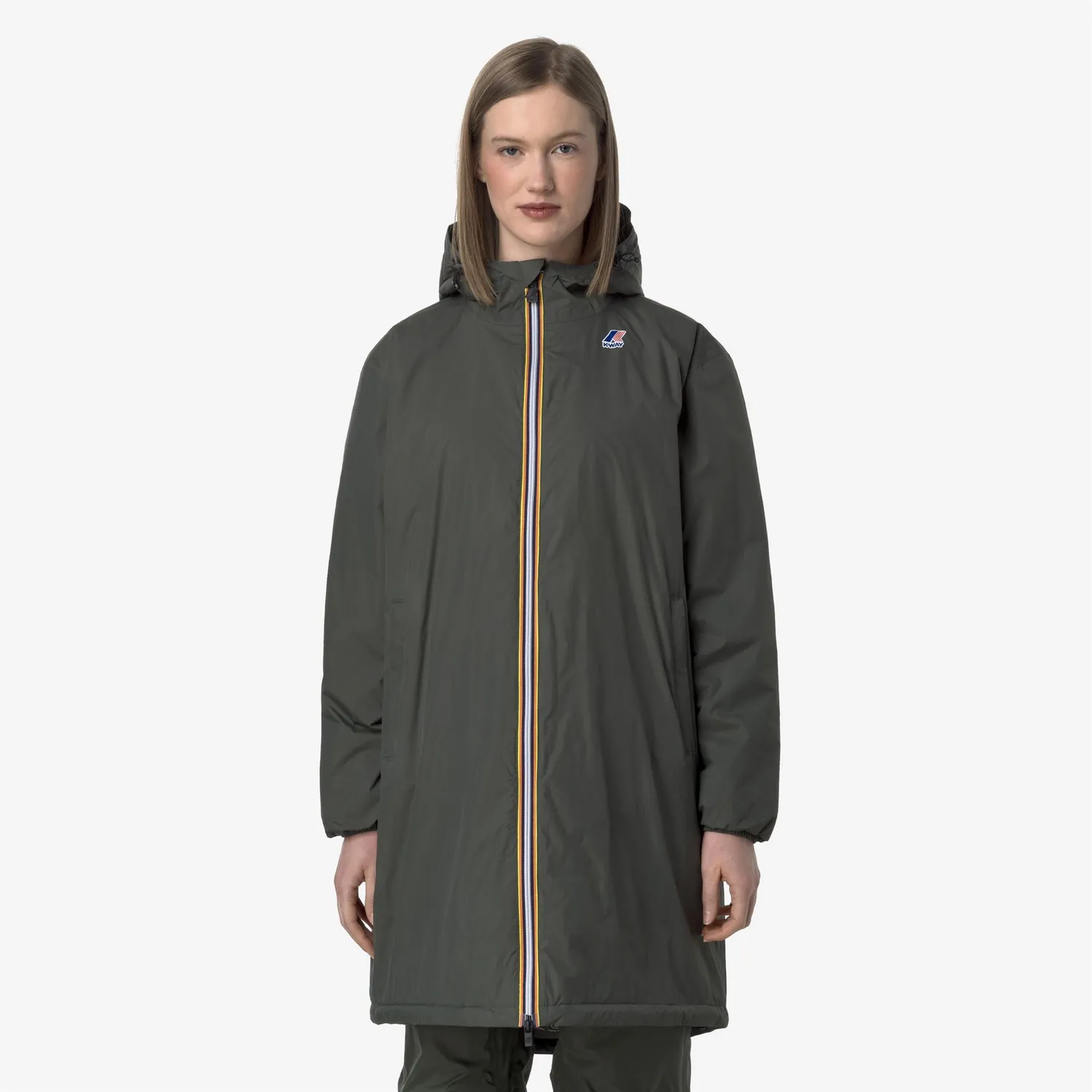 K-Way Le Vrai 4.0 Eiffel Warm geaca verde inchis Primaloft
