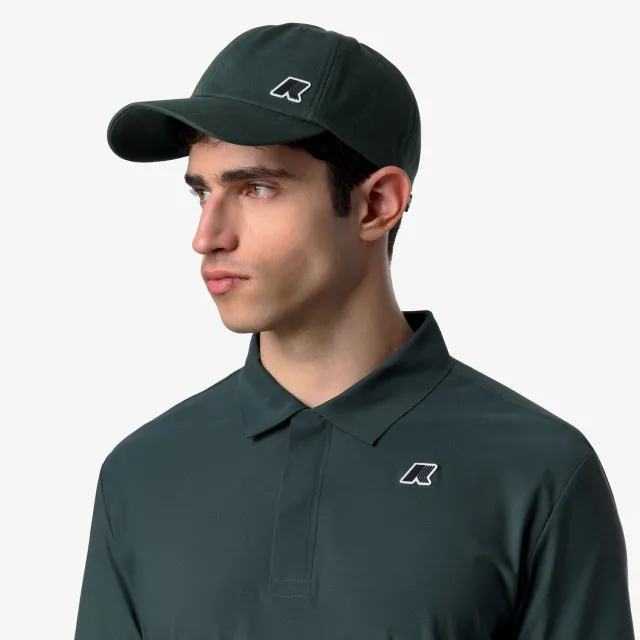 K-Way Robierty Golf șapcă verde unisex reglabilă
