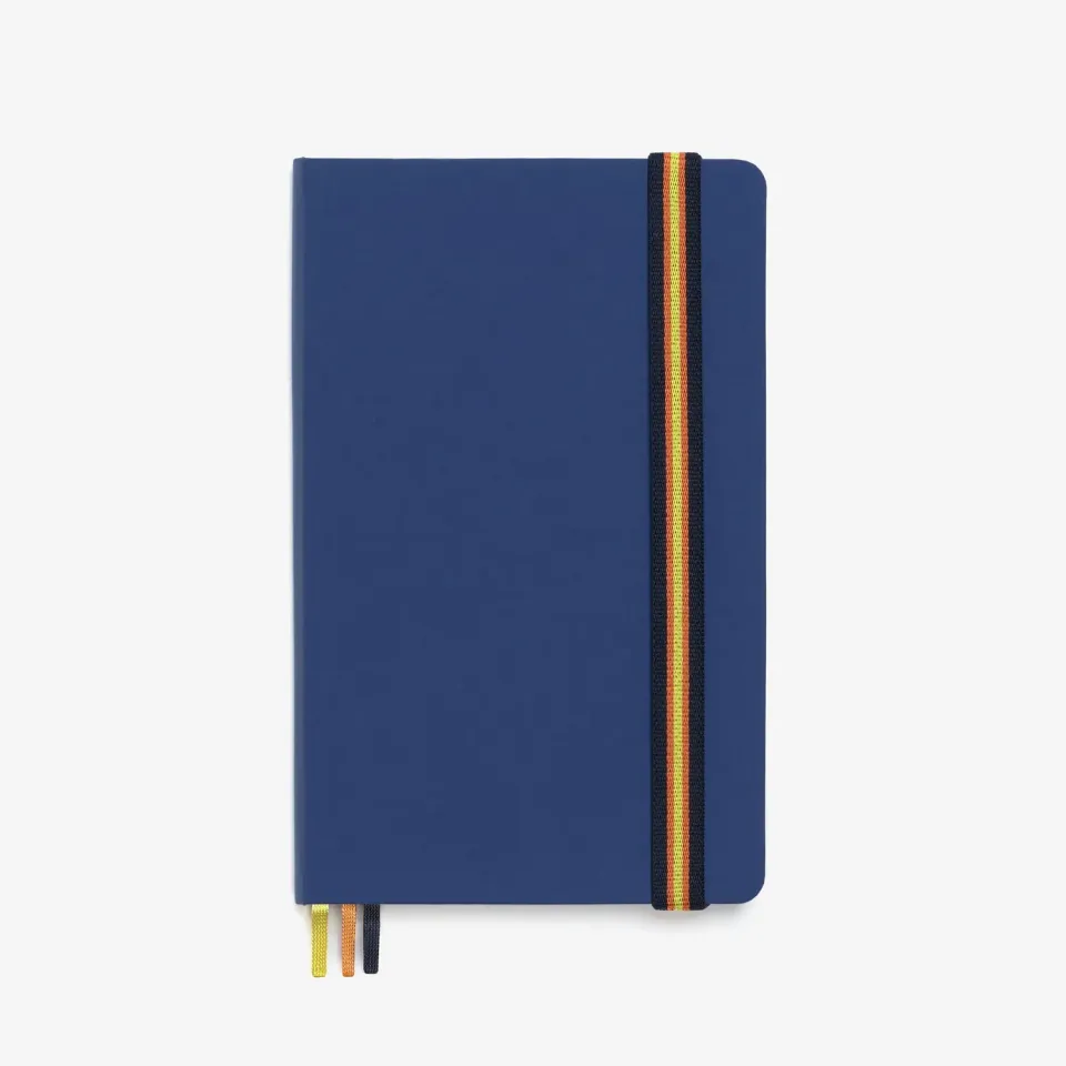 K-Way Moleskine carnet albastru cu elastic