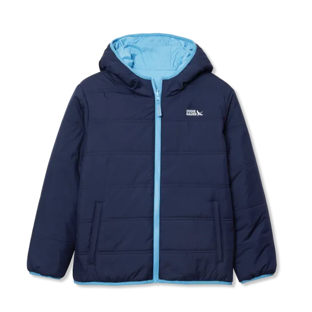 Eddie Bauer Deer Harbor Reversible Hooded geaca fete lavendel