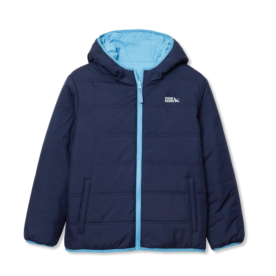 Eddie Bauer Deer Harbor Reversible Hooded geaca fete lavendel