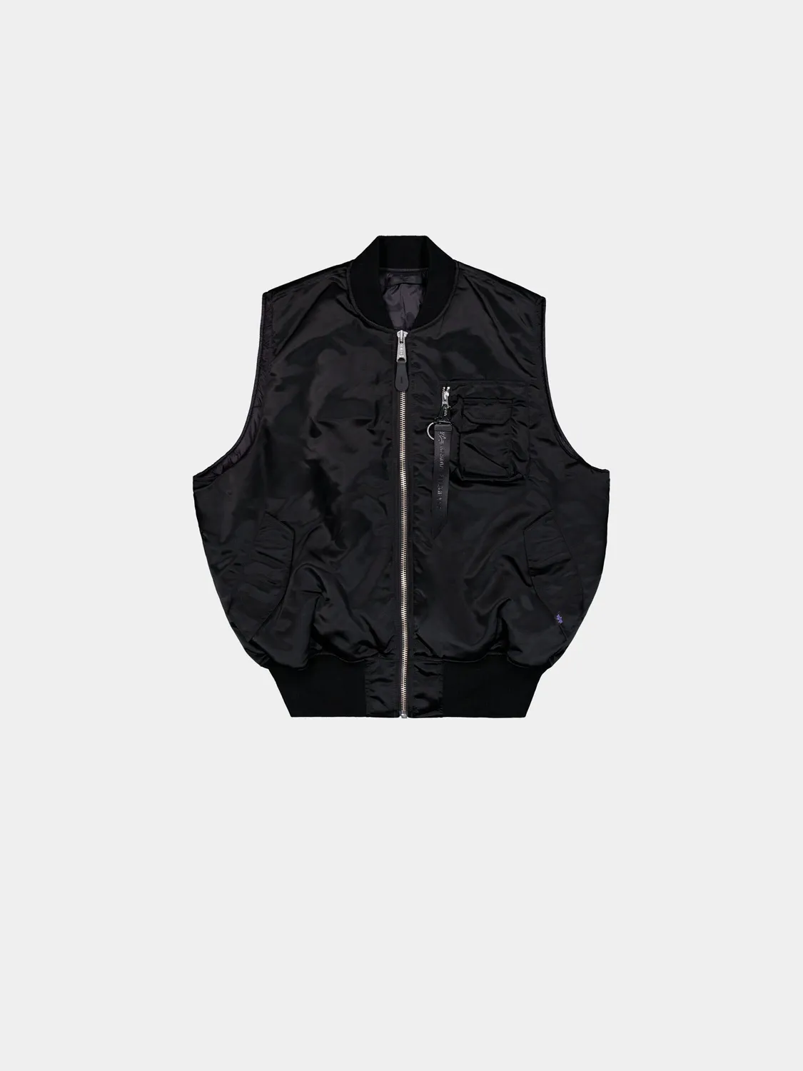 Alpha Industries MA-1 Base vesta neagra reversibila