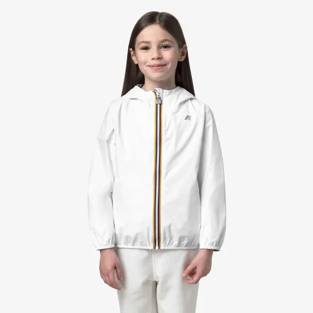 K-Way Lily Plus.2 Double geaca fete alb reversibila