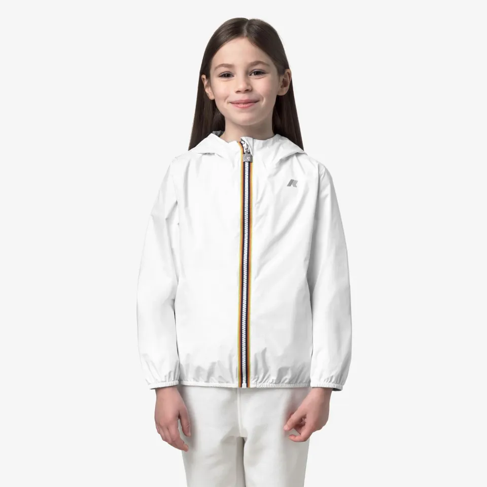 K-Way Lily Plus.2 Double geaca fete alb reversibila