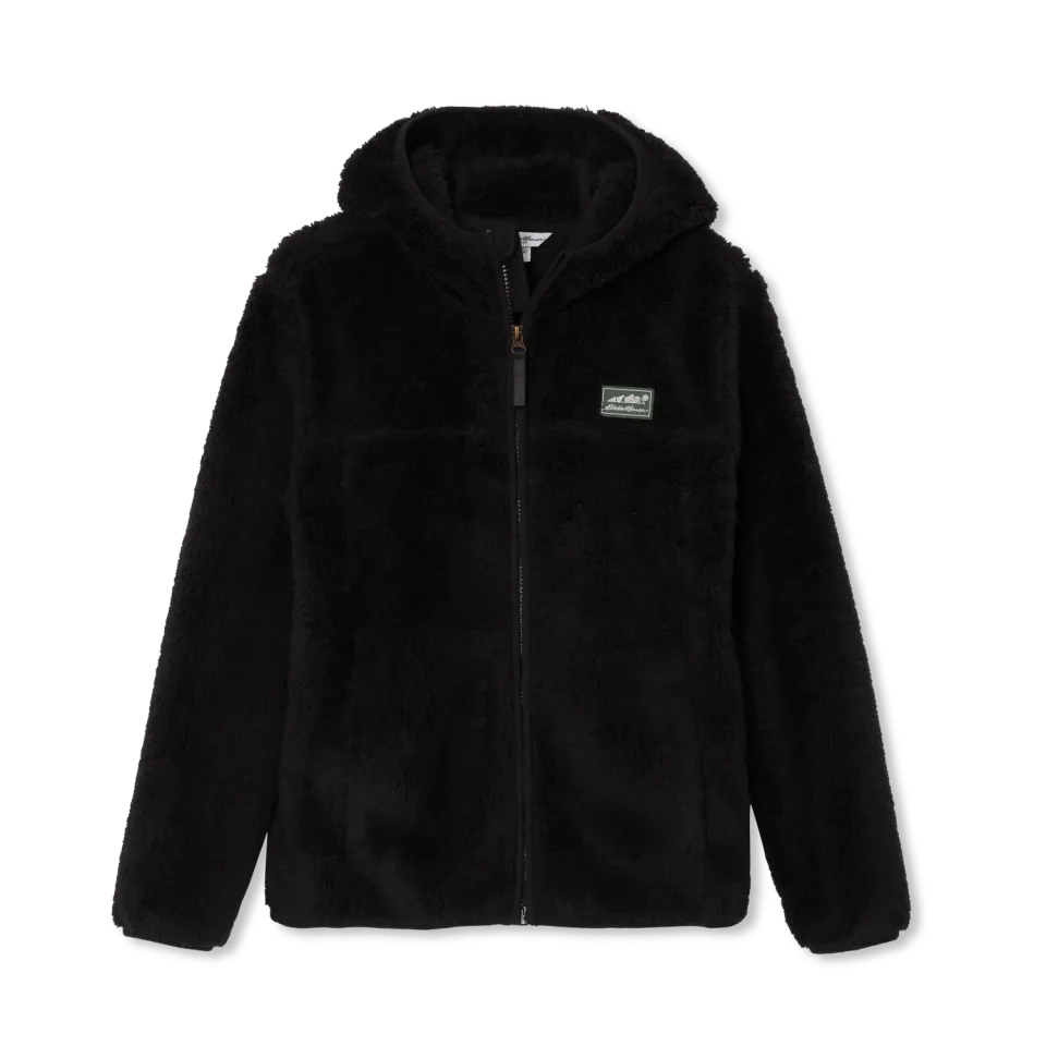 Eddie Bauer Quest Plush Fleece jacheta copii cu gluga neagra
