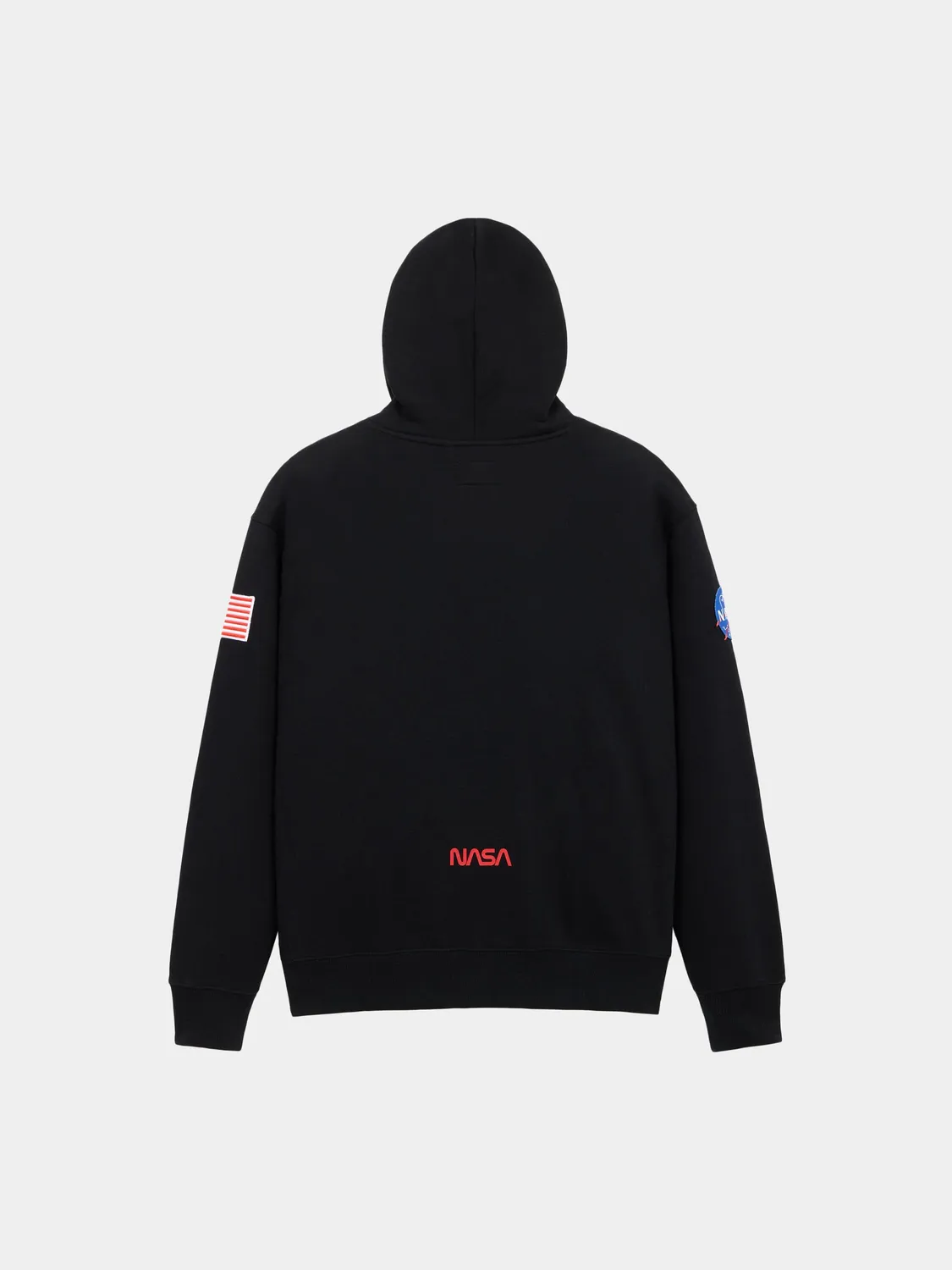 Alpha Industries NASA Essential hanorac negru bumbac