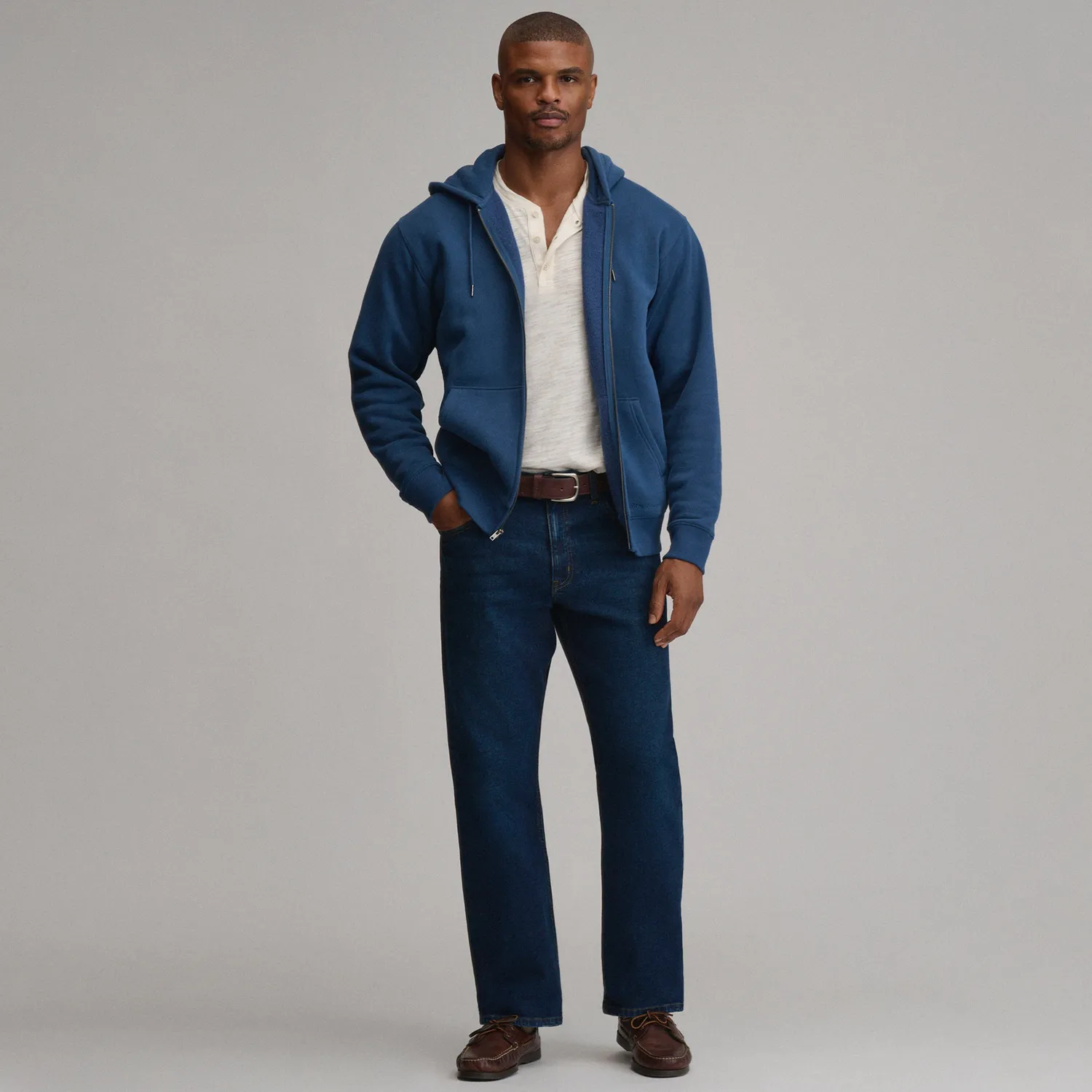 Eddie Bauer Eddie's Flex Jean Relaxed blugi indigo elastici
