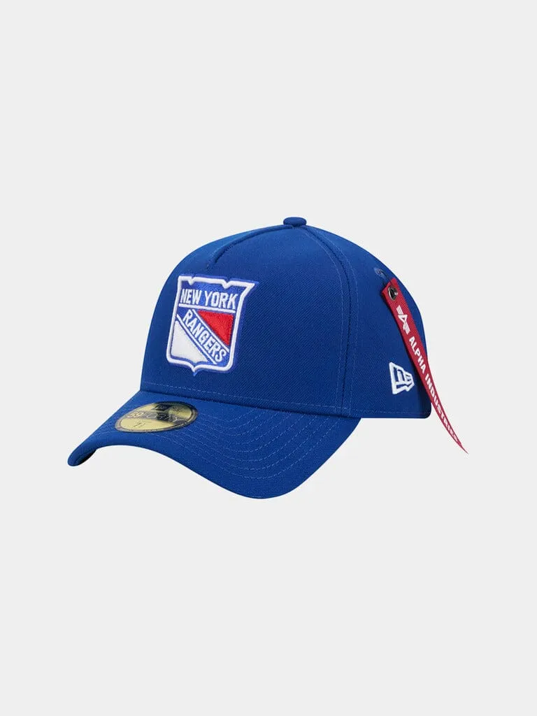 Alpha Industries Rangers New Era 59FORTY sapca fitted albastru
