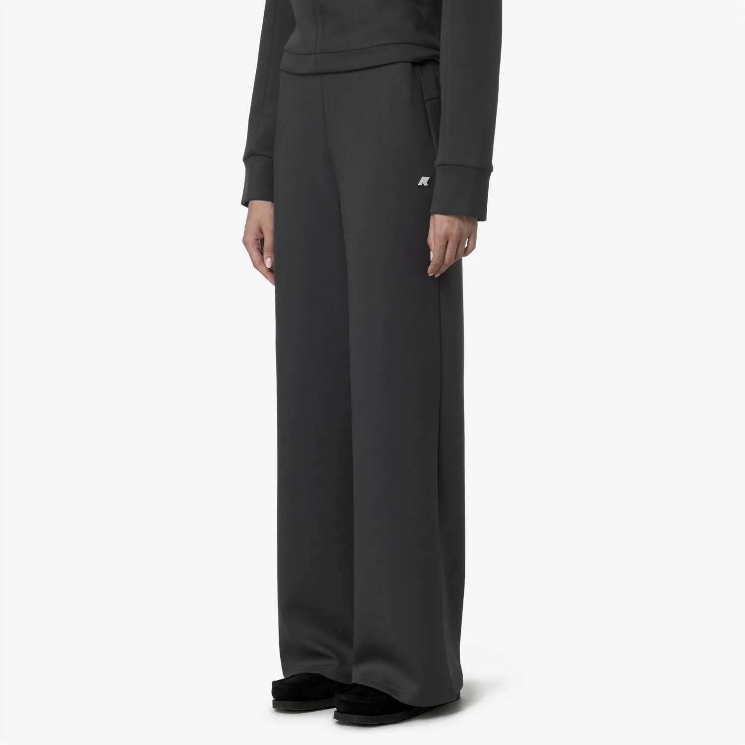 K-Way Loire Light Spacer pantaloni dama gri evazati