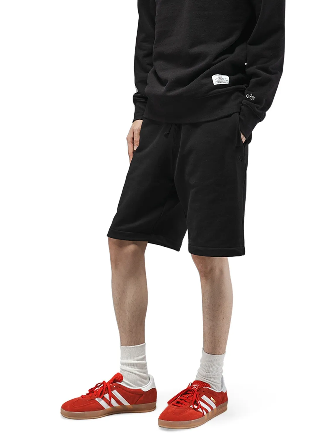 Alpha Industries Essential sort negru bumbac