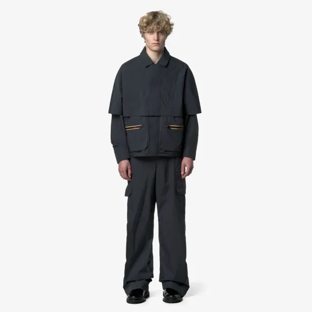 K-Way Claf 4.0 Wool geacă scurtă albastră impermeabilă