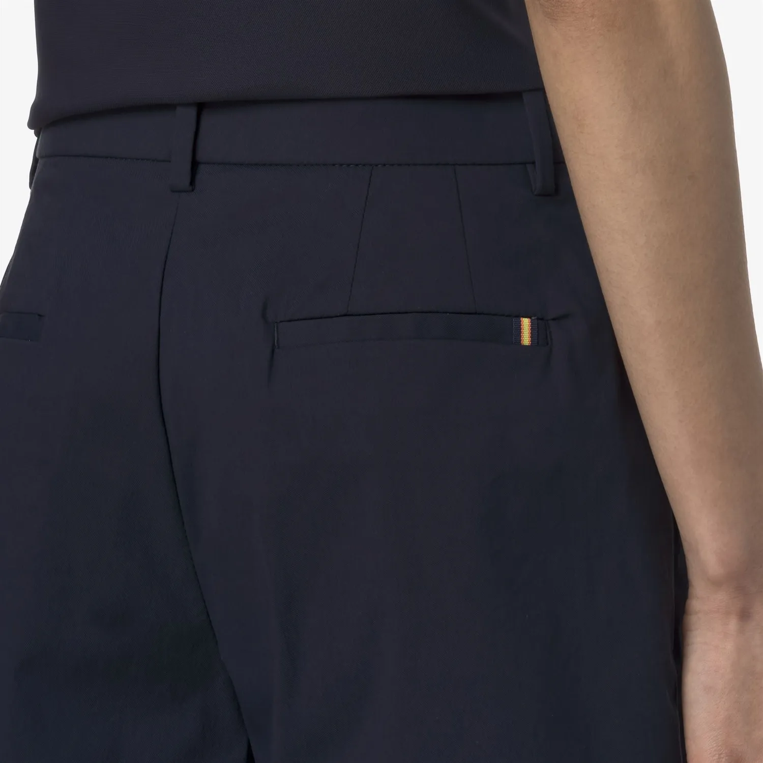 K-Way Nive Twill Tech Golf bermude femei albastru poplin