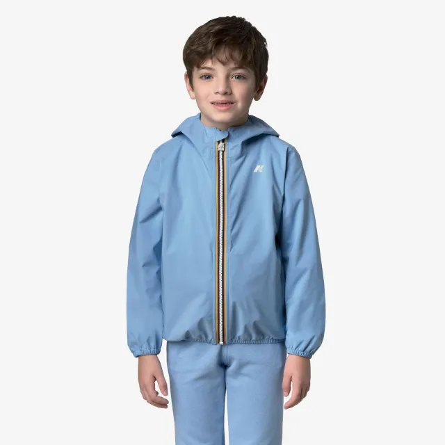 K-Way Jack Stretch Dot geaca baieti albastru Cielo impermeabila