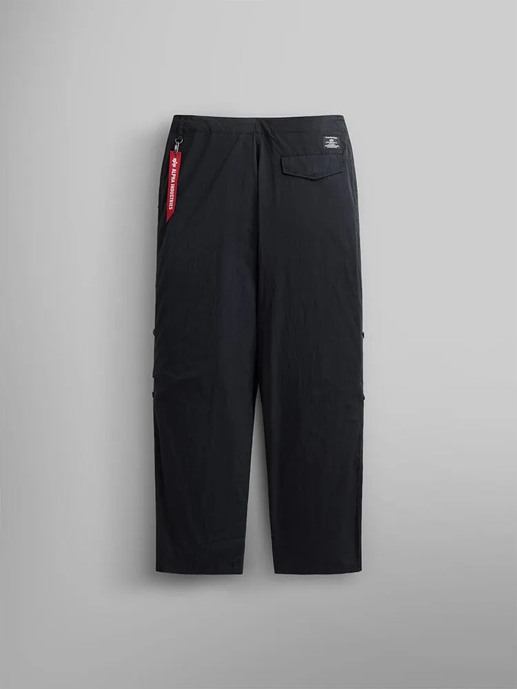 Alpha Industries Lightweight Parachute pantalon negru ripstop
