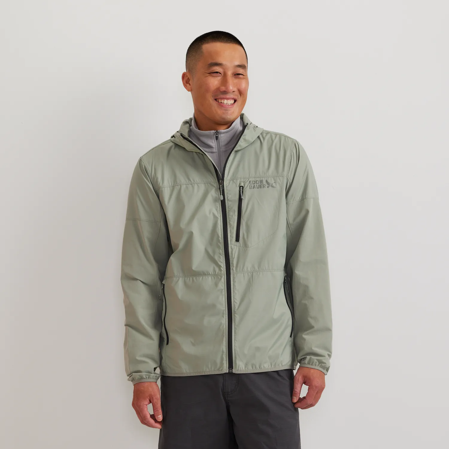Eddie Bauer Radius Hybrid geaca barbati Sage rezistent la vant