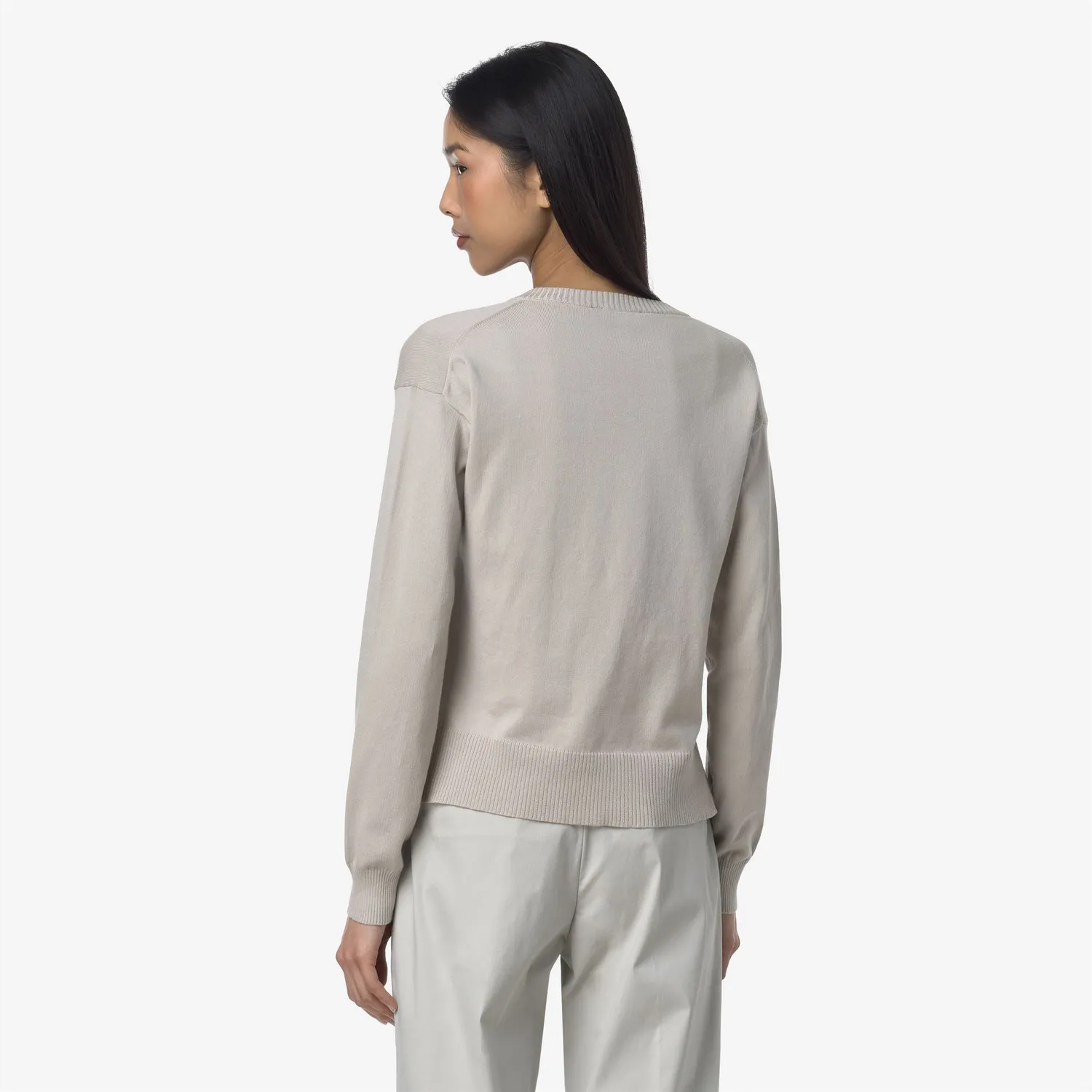 K-Way Adine Cotton PS pulover damă bej bumbac