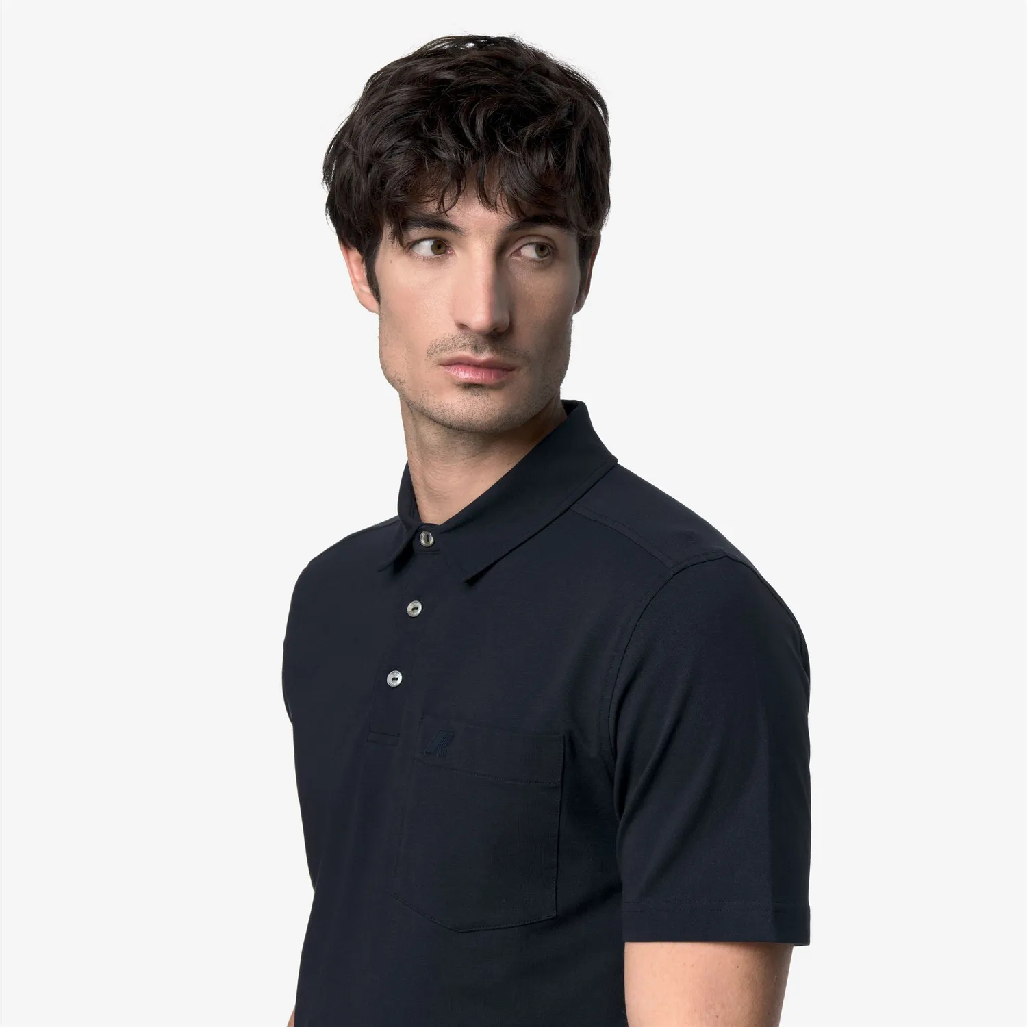 K-Way Vanoine Light Stretch Jersey polo barbati albastru