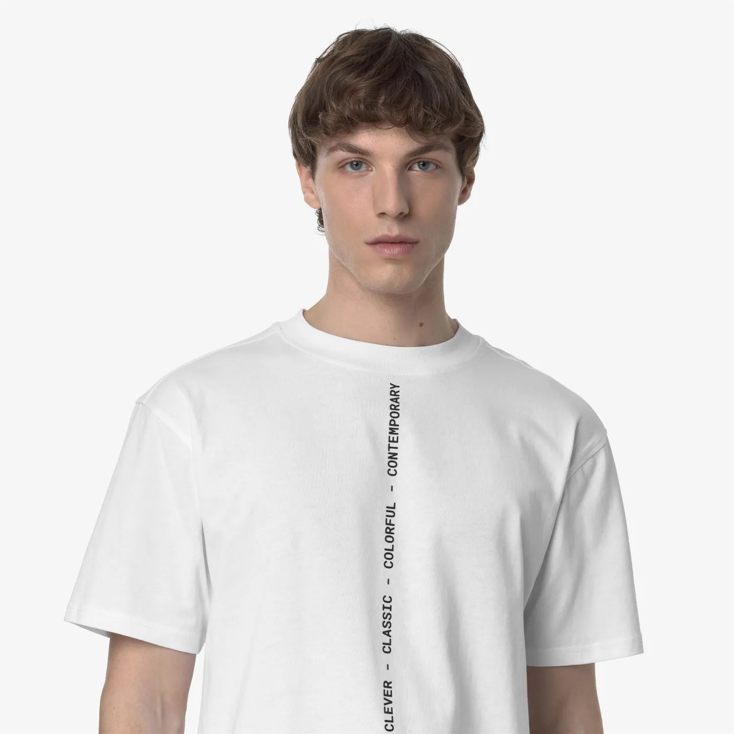 K-Way Solo K3138NW tricou barbati alb bumbac