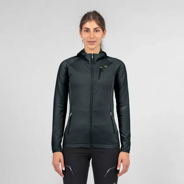 Karpos Odle Evo W Hoodie fleece dama fermoar integral