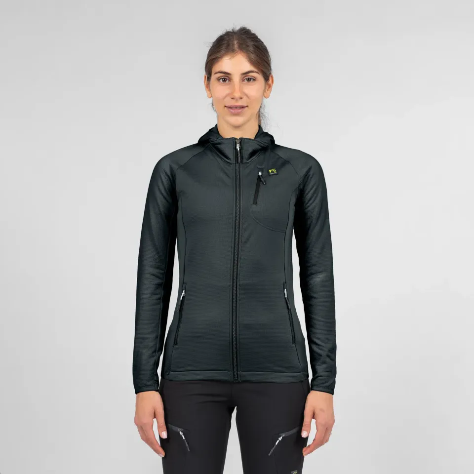 Karpos Odle Evo W Hoodie fleece dama fermoar integral