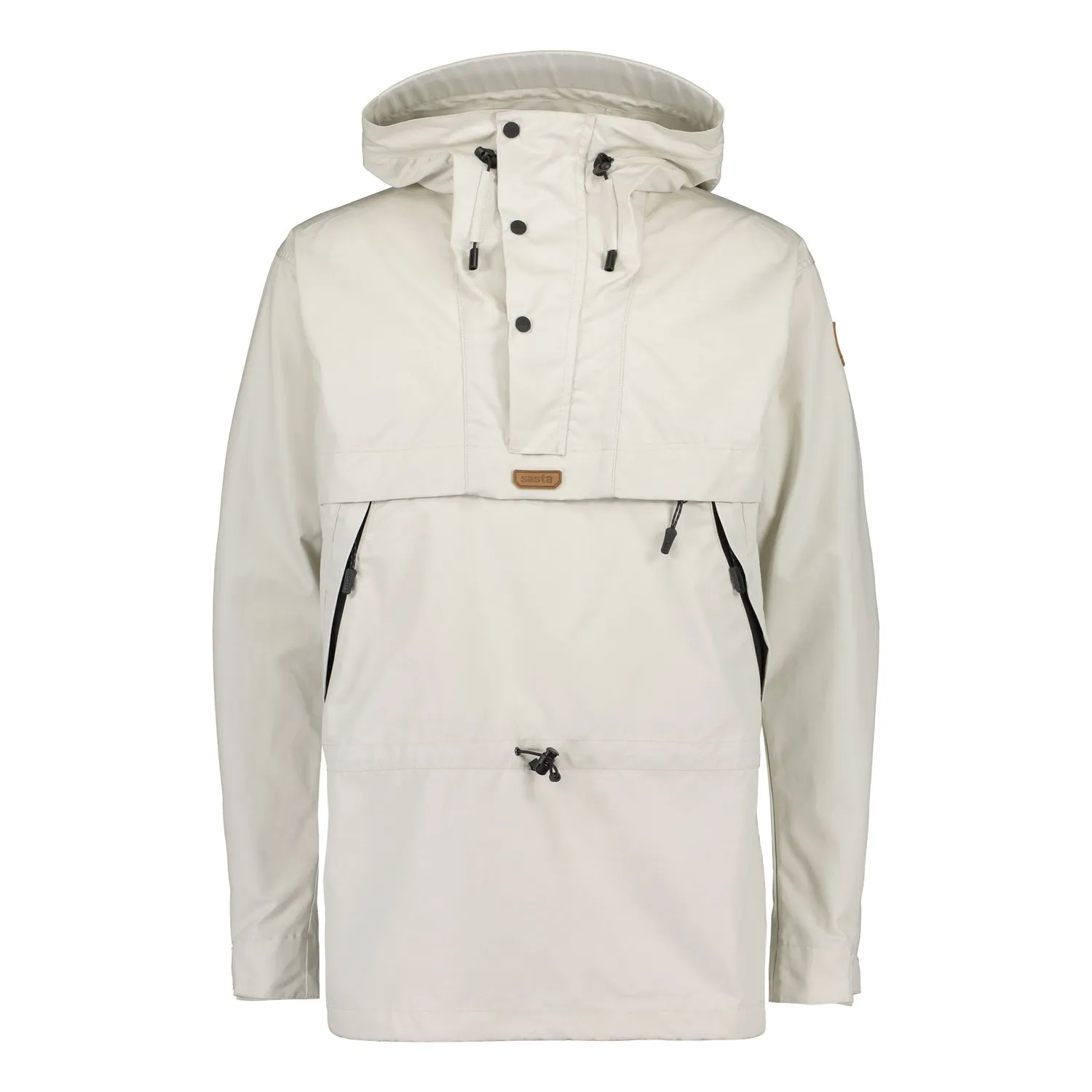 Sasta Peski Ventile anorak Negru rezistent la apa