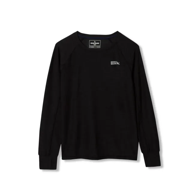 Eddie Bauer Boulder Peak tricou baieti negru maneca lunga