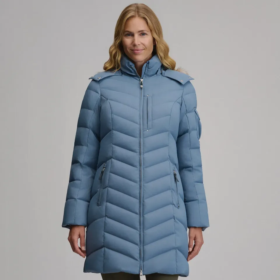 Eddie Bauer Sun Valley parka puf neagra