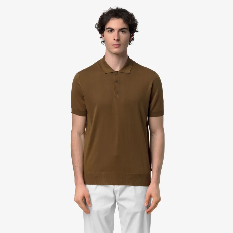 K-Way Pleyne K4126RW polo barbati maro bumbac egiptean