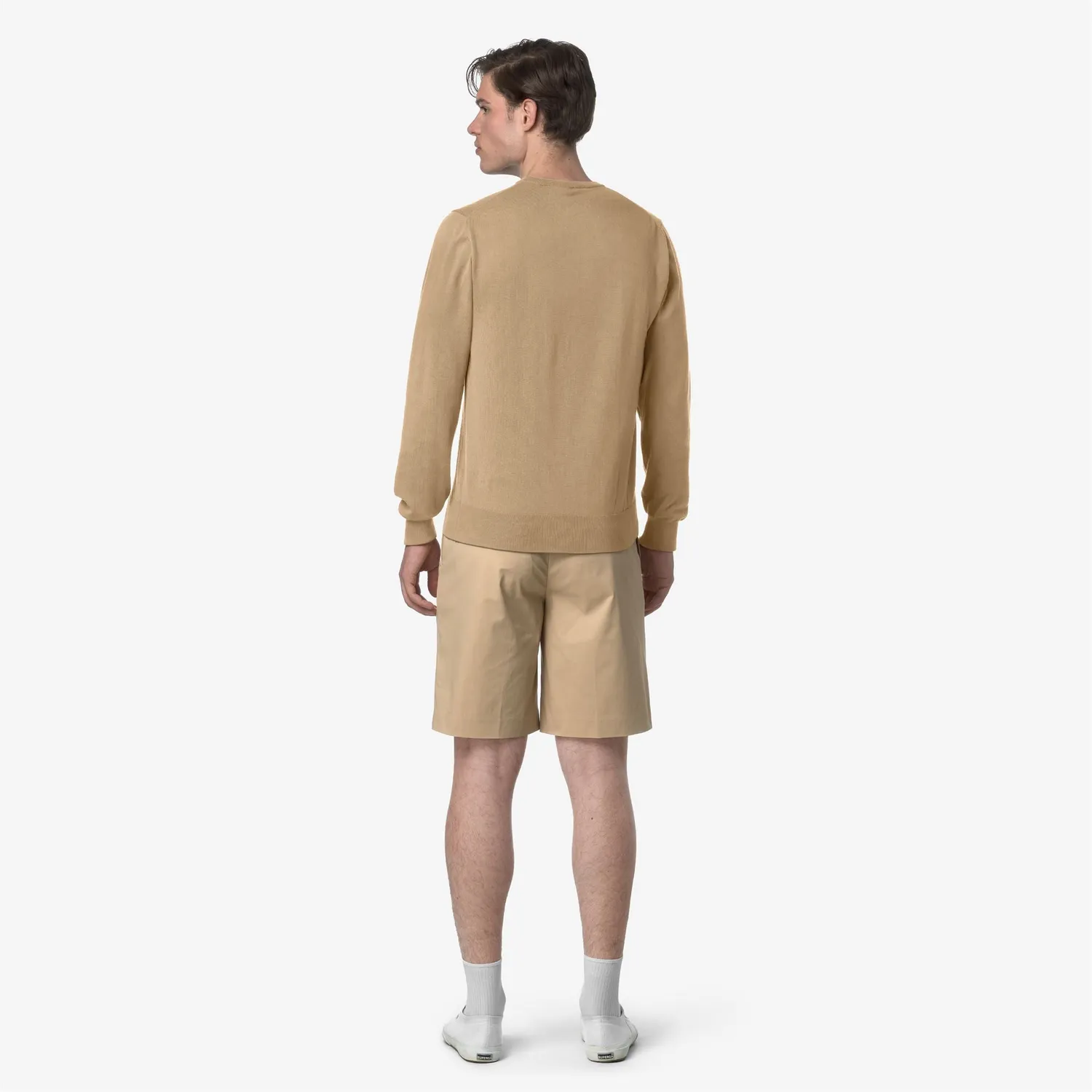 K-Way Severe Twill Tech bermude Beige Rope elastice