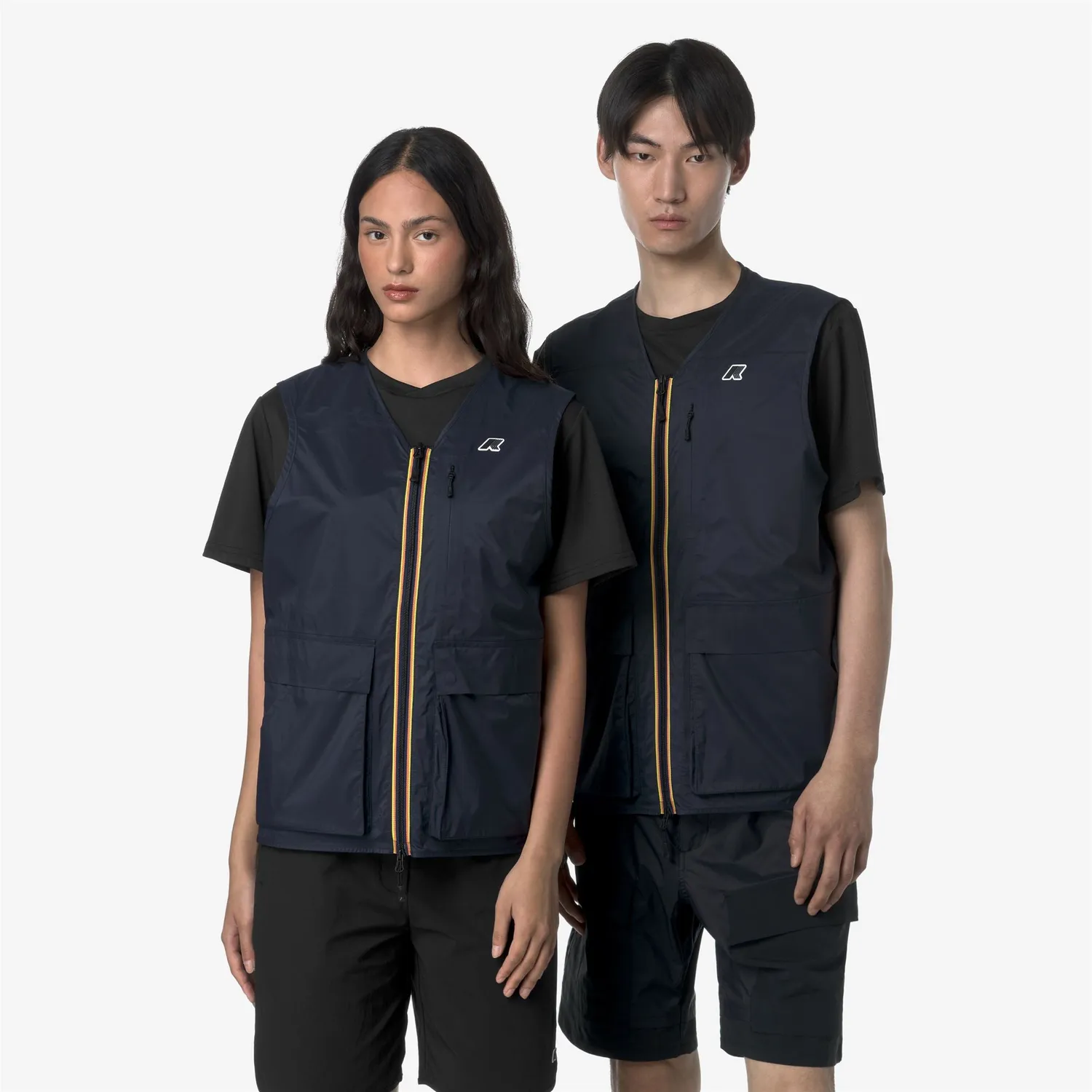 K-Way Gorges vesta unisex albastru impermeabila