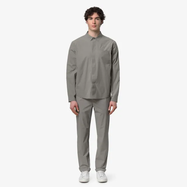 K-Way Ailty Light Tech pantaloni chino gri ultrausori