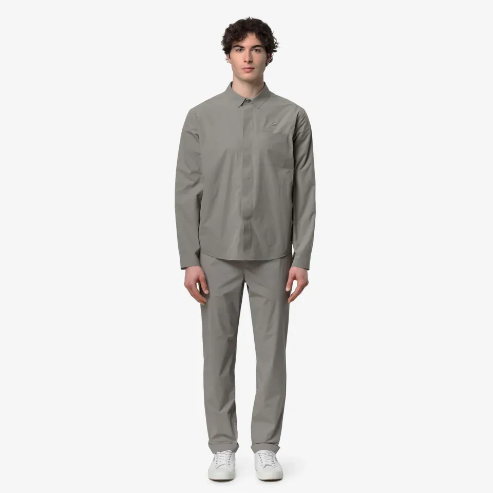 K-Way Ailty Light Tech pantaloni chino gri ultrausori