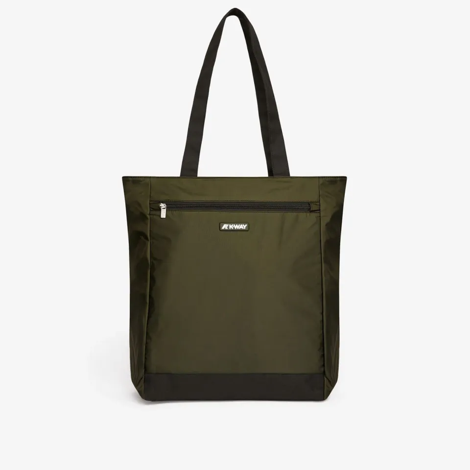 K-Way Elliant geanta shopping unisex verde nylon