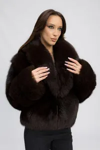 Mareus Vulpe Polara Dark Cocoa 466 haina blana maro 50 cm