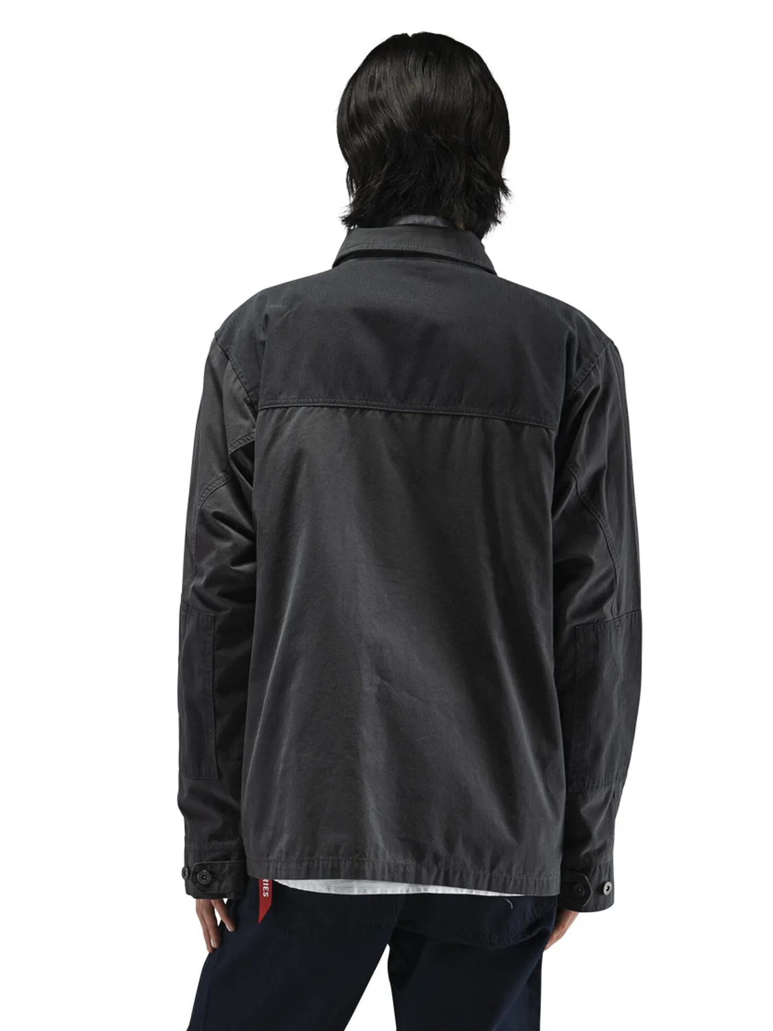 Alpha Industries P-44 cămașă overshirt charcoal bumbac
