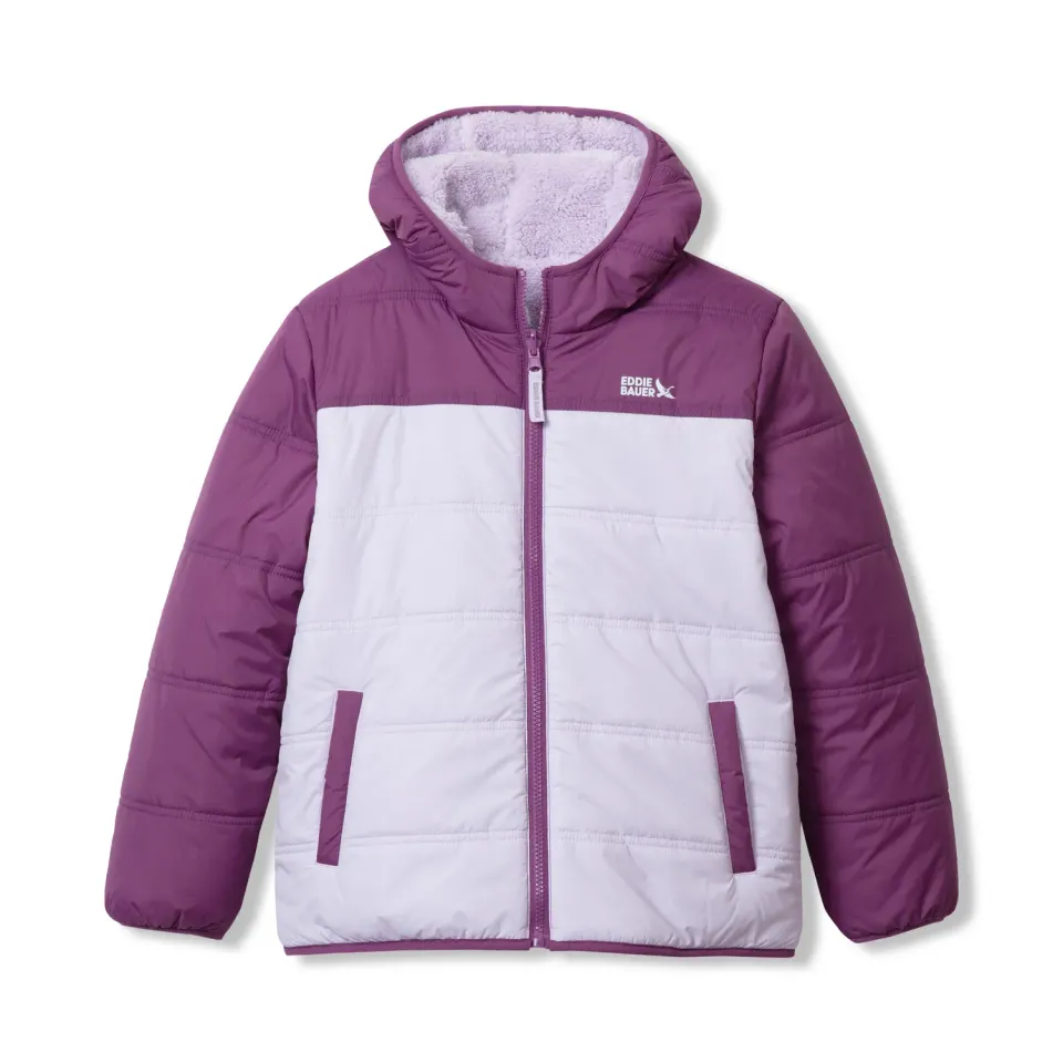 Eddie Bauer Deer Harbor geaca reversibila fete Tile Blue