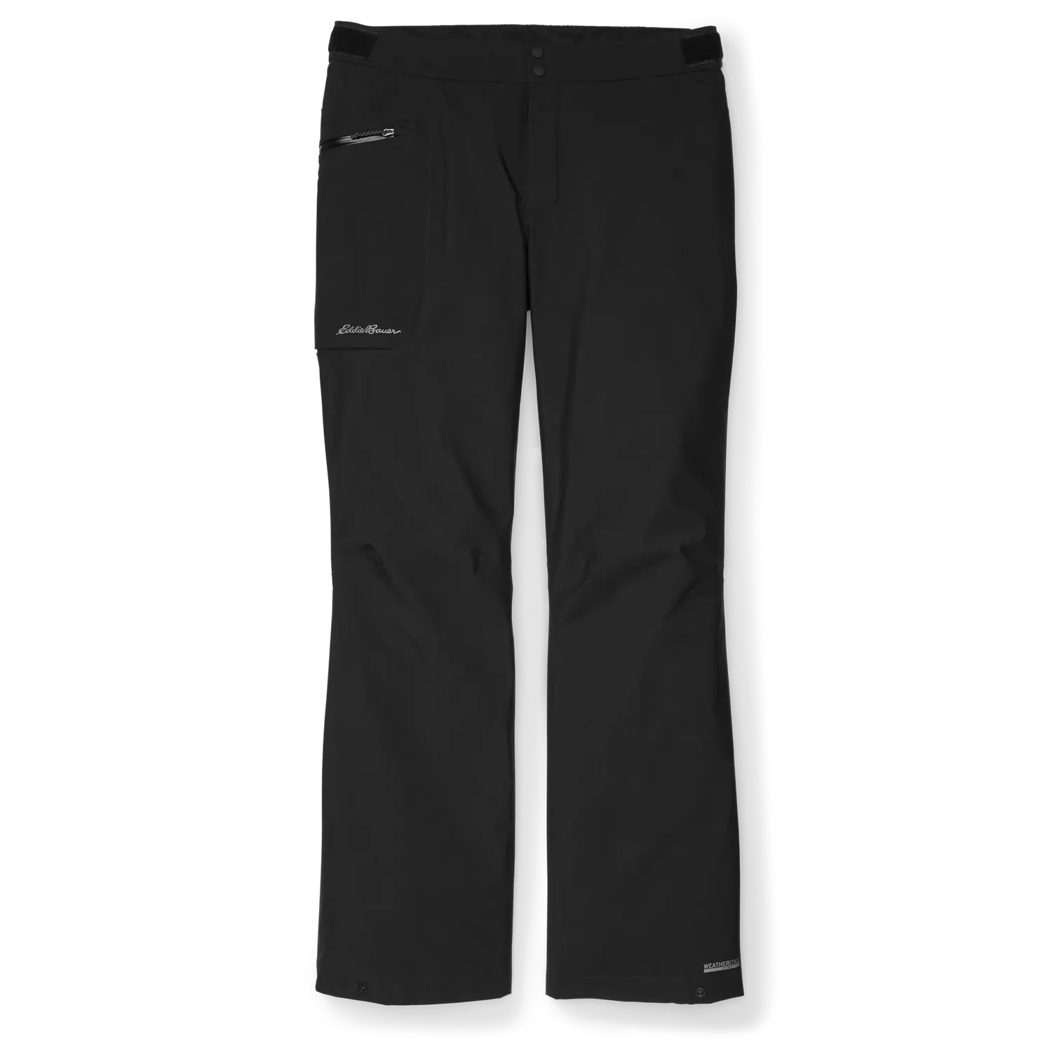 Eddie Bauer Cloud Cap pantaloni de ploaie negri stretch